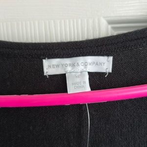 New York Company new black sweater size XL